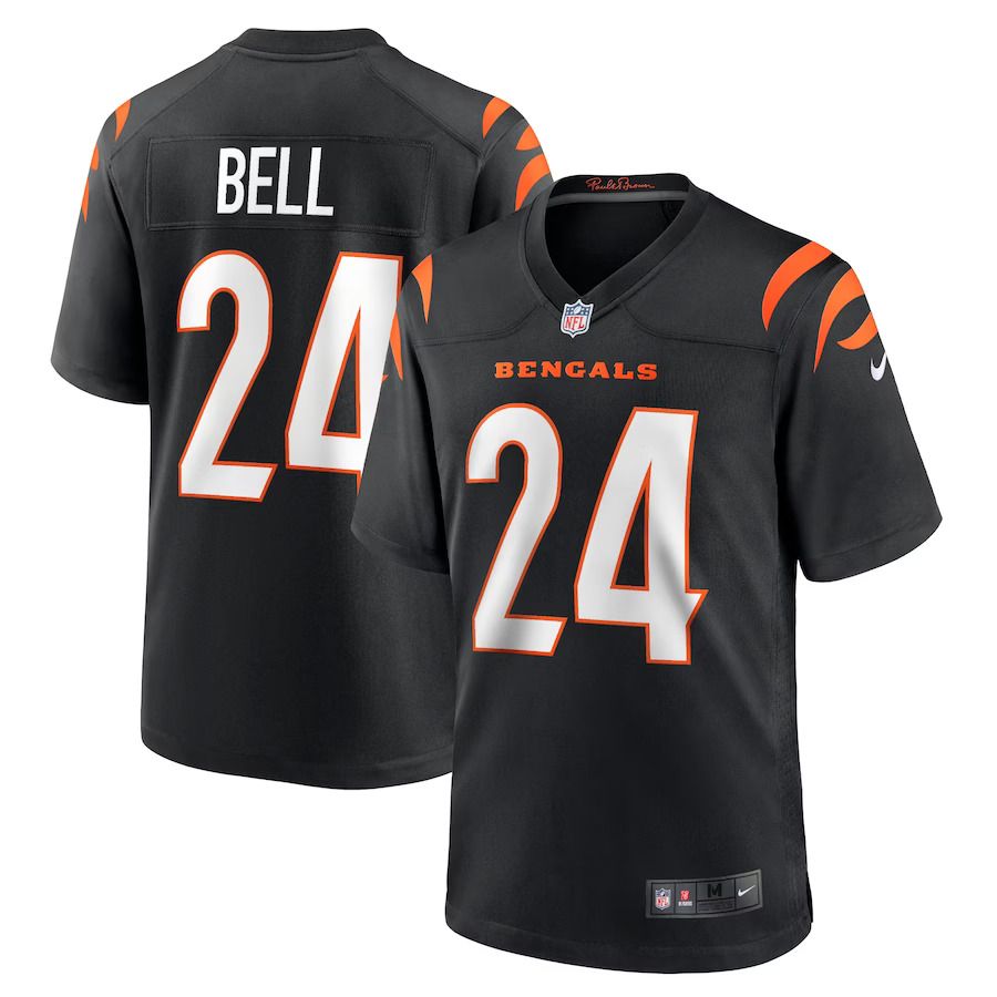 Men Cincinnati Bengals #24 Vonn Bell Nike Black Game NFL Jersey